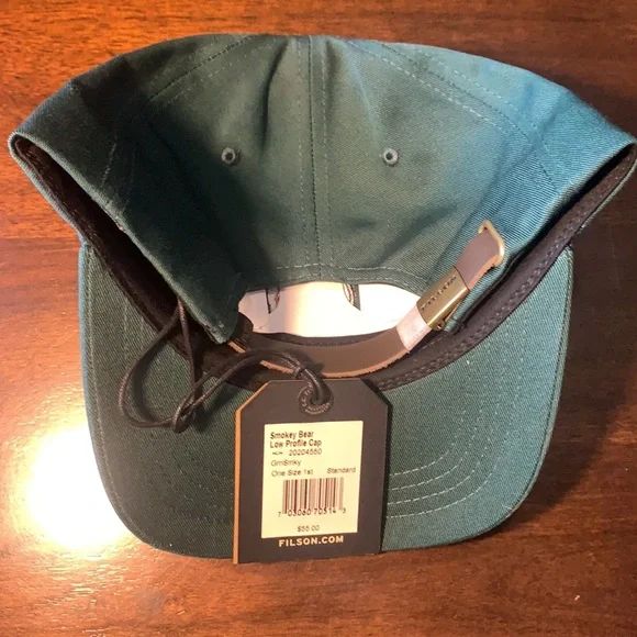 C.C. Filson Smokey Bear Low Profile Cap, Filson Hat - Picture 2 of 3